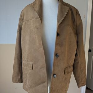 H&M Men's Brown Pea Coat